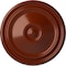 Ekena Millwork Reece Ceiling Medallion (Fits Canopies up to 2 3/8"), Hand-Painted Firebrick, 12"OD x 1 3/4"P CM12REFIF - alternate 1
